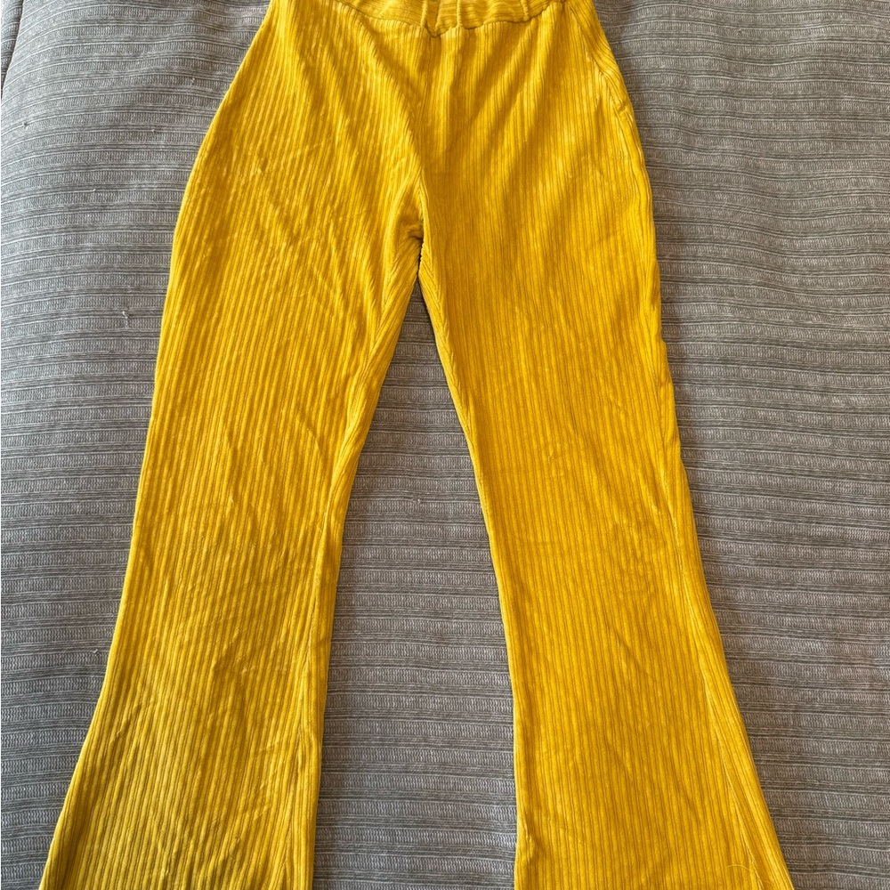Urban Outfitters Yellow Flare Pants